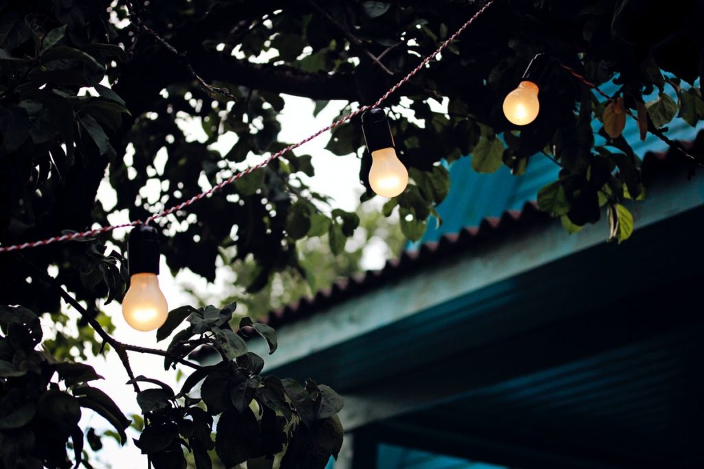 outdoor string lights