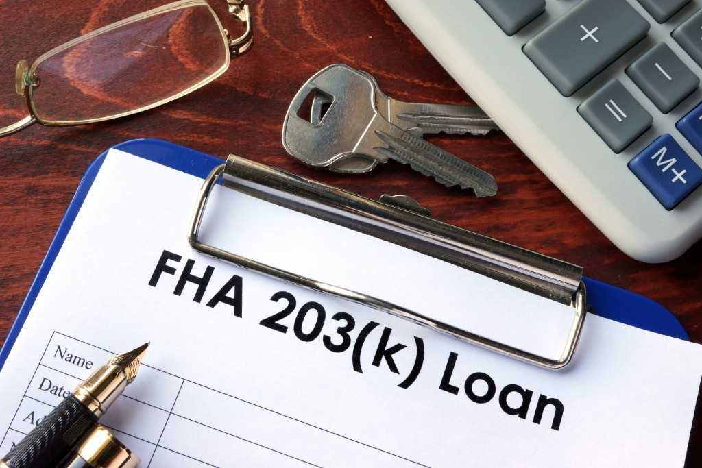 FHA 203(k) Loan Fill-up Form