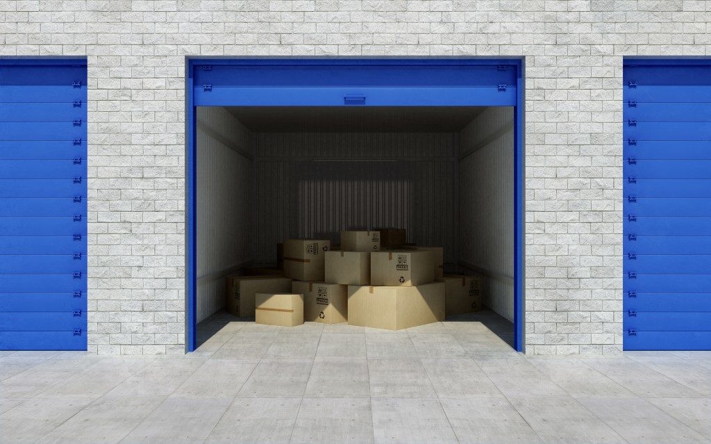 overhead door storage unit