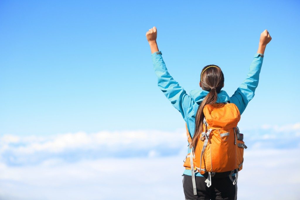 happy hiker