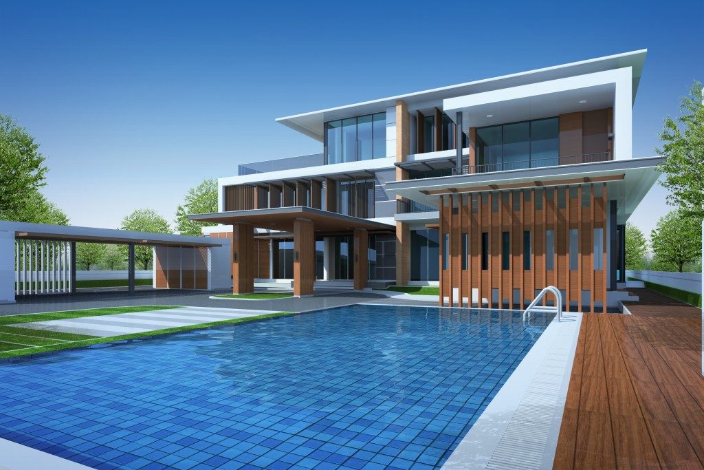 home's swimming pool