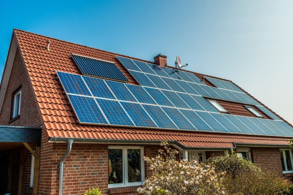 solar paneled roof